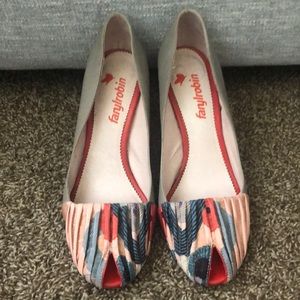 FarylRobin Peeptoe Heels Size 7